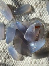 Load image into Gallery viewer, Blue Chalcedony tumbles