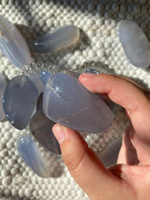 Load image into Gallery viewer, Blue Chalcedony tumbles